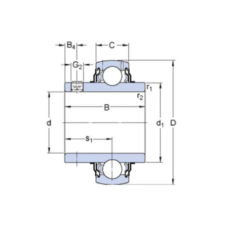 Wkład łożyska 45x85x22 mm SKF