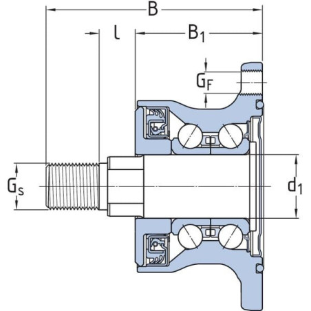 Piasta SKF