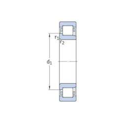 Łożysko walcowe 55x100x21 mm SKF