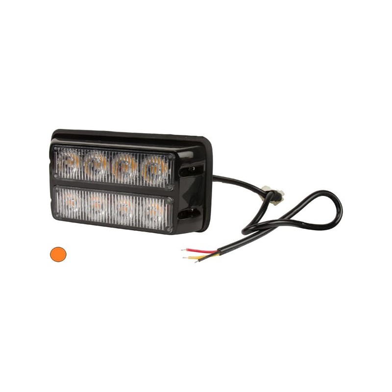 Lampa ostrzegawcza LED, 8 LED 24W 12/24V