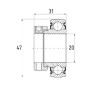 Łożysko kulkowe samonastawne 20x47x14 mm FŁT