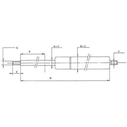 CA040438 Sprężyna gazowa L335 mm 200N Stabilus