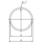 Pierścień osadczy wewnętrzny 22x2 mm DIN7993 Kramp