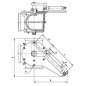 "Zawór 3-drożny 8"" + siłownik hydrauliczny"