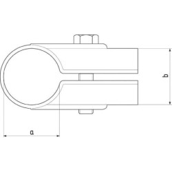 "Obejma T otwarta, 1-1/4""x1-1/4"""