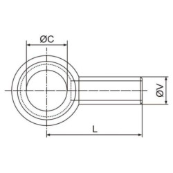 D889110126112065 "Rurka z oczkiem BSP, G3/8"" L-400"