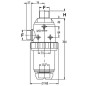 "Filtr zasysający 2"" gwint zew. 260 l/min 50-siatkowy"