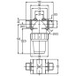 "Filtr ciśnieniowy 1"" gwint zew. 150 l/min 50-siatkowy"
