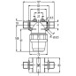 "Filtr ciśnieniowy 3/4"" gwint zew. 100 l/min 100-siatkowy"