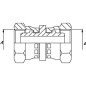 Łącznik gwint wewnętrzny M18 x M22