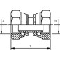 Łącznik redukcyjny 1 x 3/4 BSP