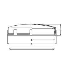 Pokrywa przykręcana Ø 240 mm