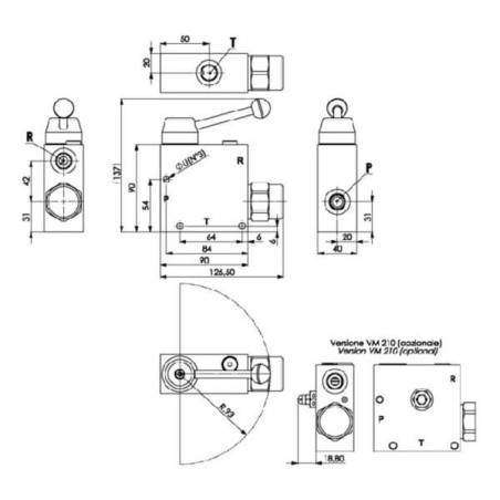 "3-drożny regulator przepływu 1"" 150-2"