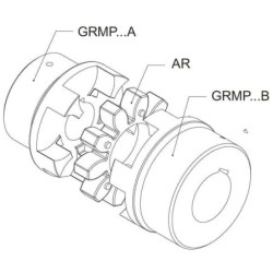 Piasta GG 48 A Ø 42H7 wpust 12 mm