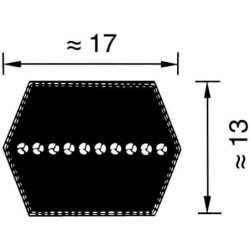 HBB2370 Pas dwustronnego działania