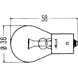 Żarówki BA15s, 24 V, 45 W