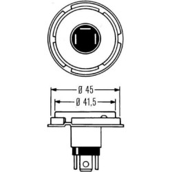 Żarówka H4 P45t, 12 V, 60 W, R2