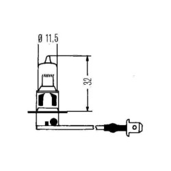 Żarówka H3 PK22s, 12 V, 35 W