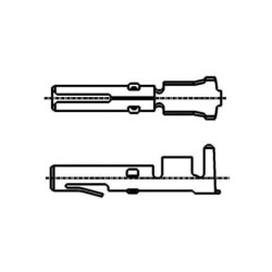 Końcówka przewodu żeńska, 0.5-1.5 mm² CIC