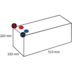 Akumulator 12V 190Ah 1050A Dual Purpose LED190 VARTA