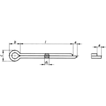 Zawleczka 3,2×63 ocynkowana