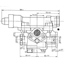 Zawór hamulcowy Wabco, M22x1,5