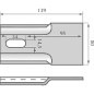 Zgarniak 80x139mm Breviglieri