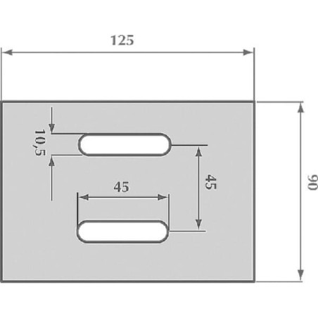 Zgarniak 90x125mm Frost