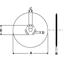 Talerz uzębiony 510x6.0 mm