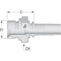 Końcówka AGR DN12 G1/2