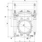 "Kompaktowa zasuwa nożowa 4"" (hydrauliczna)"