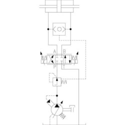 Kompensator ciśnienia 2-drożny zaworu NG6 AM3-PC-P