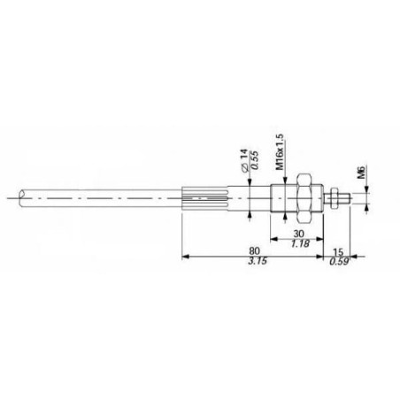 Cięgno Bowdena 1750 mm