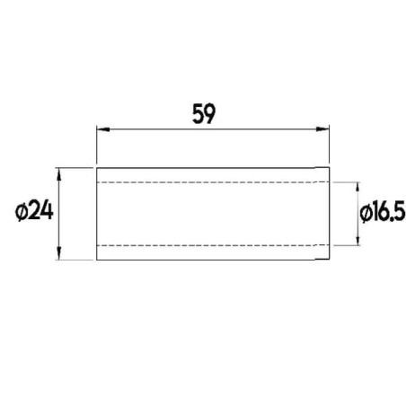 Tuleja noża bijakowego 24x59.5