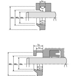 Zgarniak ASU 45x53x5 T38