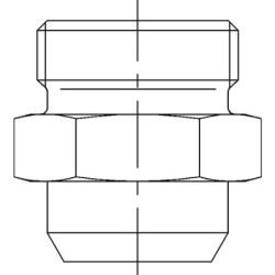 Przyłącze do wspawania ASS, 15L M22x1.5