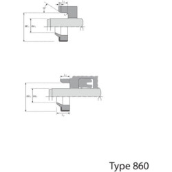 Zgarniak 56x 66x 5/8