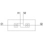 "Zawór zwrotny sterowany bliźniaczy VBPDE, 1/4"" BSP"