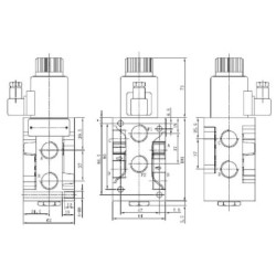 "Elektrozawór SHV, 6/2 12V DC 1/2"""