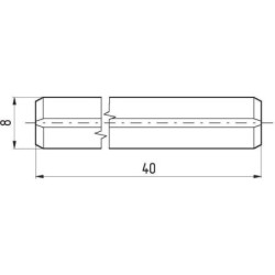 8752840 Kołek sprężysty 8x40 mm