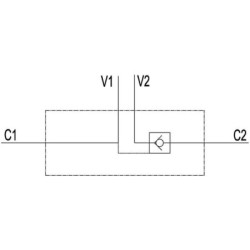 "Zawór zwrotny sterowany VBPSE, G1/2"""