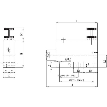 "Regulator przepływu VPR3, G3/8"""