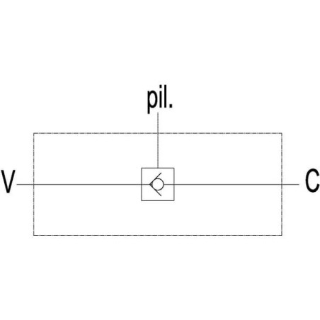 "Zawór zwrotny sterowany VBPSL, G3/8"""