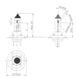 Żarówka 12V 55W PX26d H7 Long Life