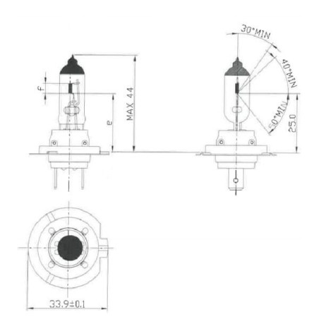 Żarówka 12V 55W PX26d H7 Long Life