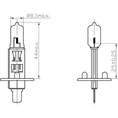 Żarówka H1 24V 70W