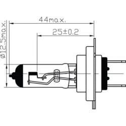 Żarówka 24V 70W PX26D H7