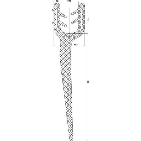 Uszczelka gumowa, 39 mm