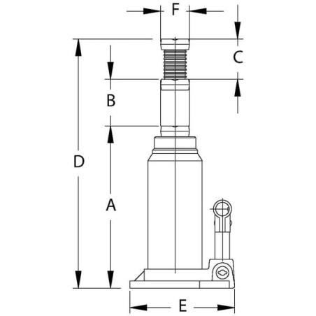 Hydrauliczny podnośnik samochodowy Compac, 30 t