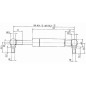 Sprężyna gazowa L245.5 mm 250N Stabilus